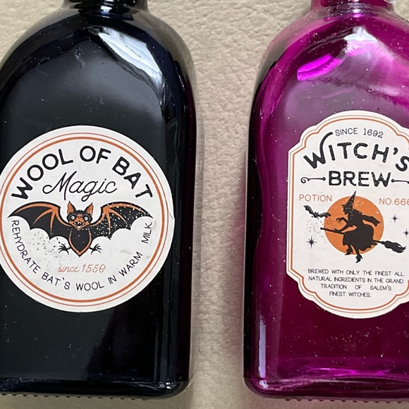 Two Witches Potion Bottles - Picture 2 of 2